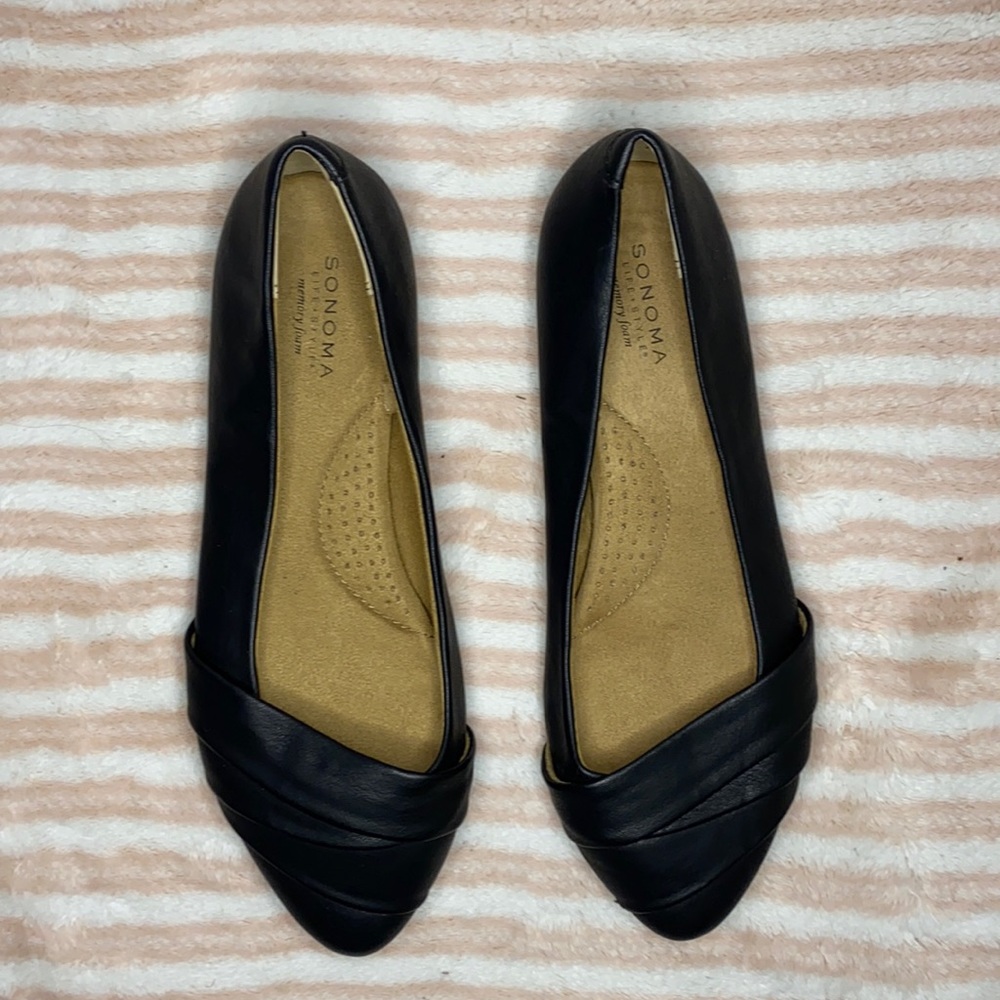 Sonoma black flats
